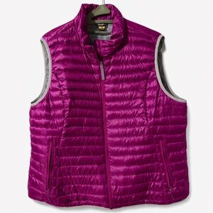Eddie Bauer Women's Purple Puffer Vest